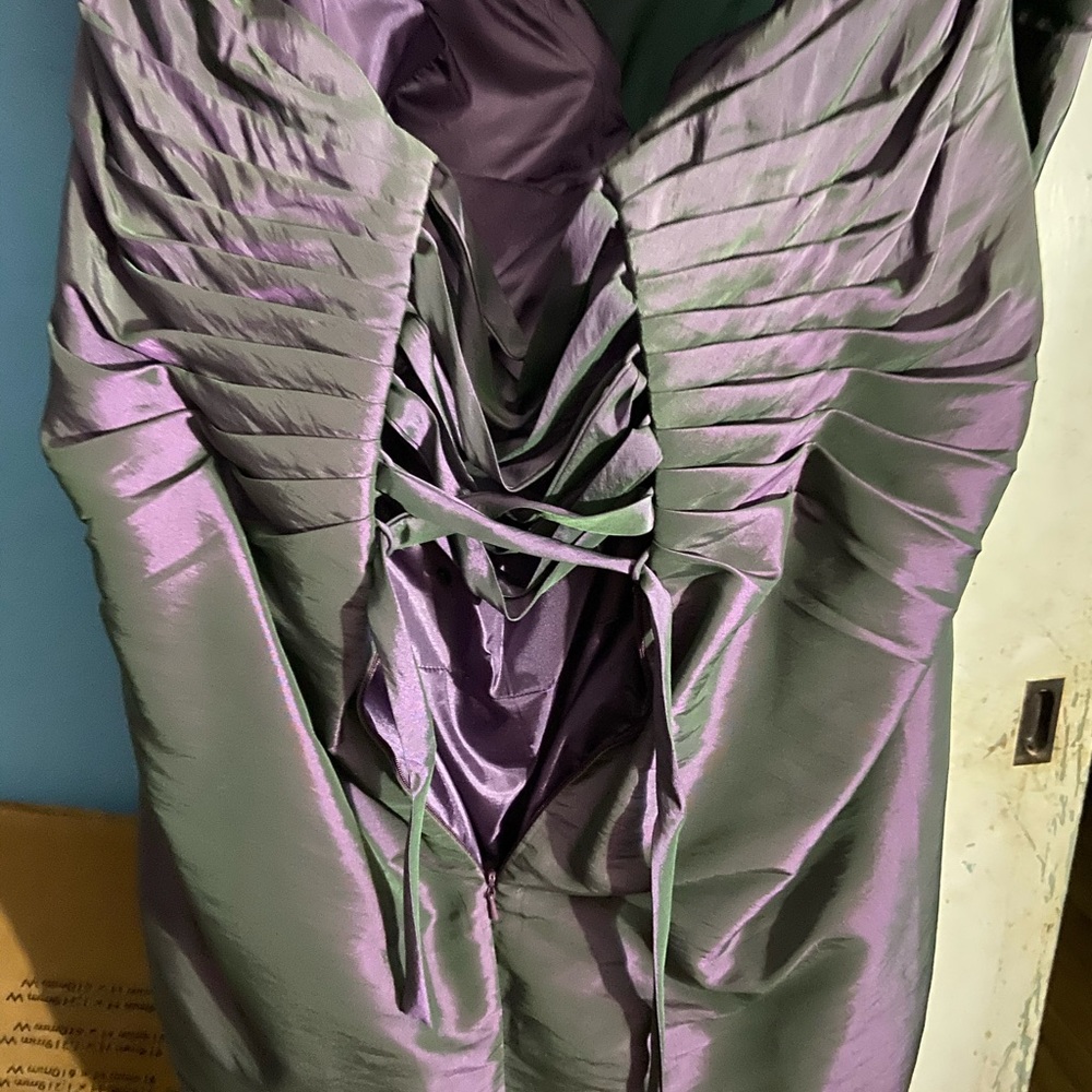 Purple iridescent dress
